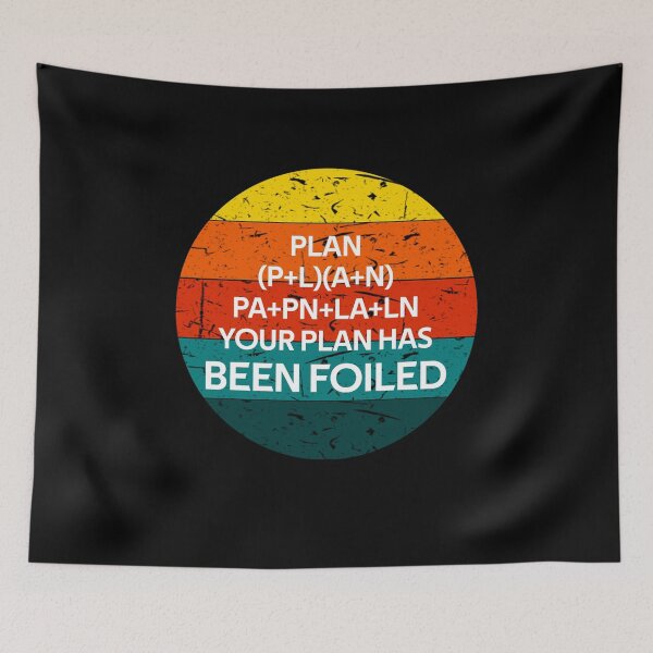 Item preview, Your Plan Has Been Foiled Vintage Retro designed and sold by rachidhaz.