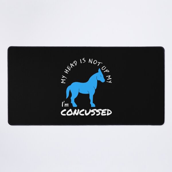 Item preview, concussion, head injury, funny self deprecating, humorous, TBI, traumatic brain injury awareness month, TBI, concussed themed design on a T-shirt, sticker, and mug designed and sold by smichaeliv.