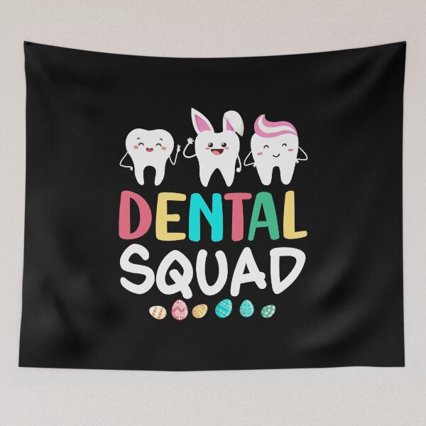 Item preview, Dental Squad Cute Tooth Bunny Rabbit Funny Easter Dentist designed and sold by haselshirt.