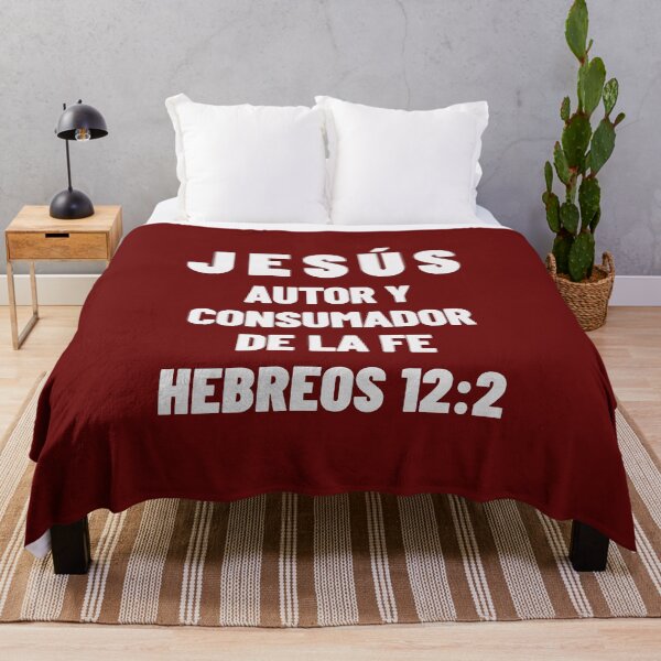 Item preview, Hebrews 12:2 Jesus Author Finisher Spanish Bible Verse designed and sold by NombresDeJesus.