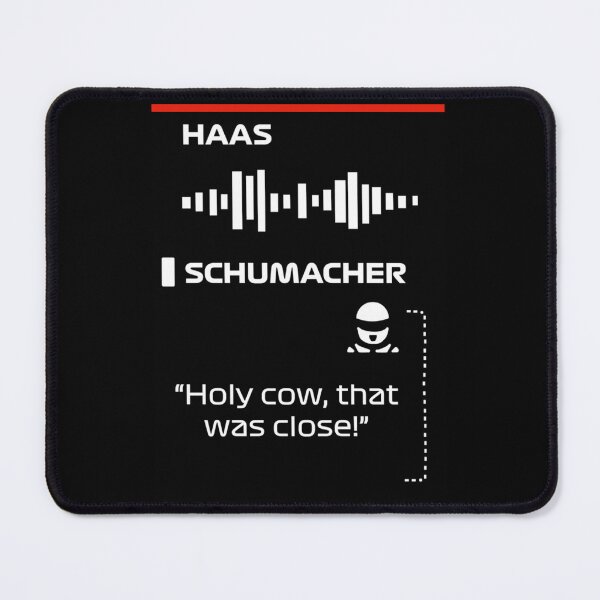 Item preview, Mick schumacher Radio - Holy cow that was close! designed and sold by FlashyGrain.