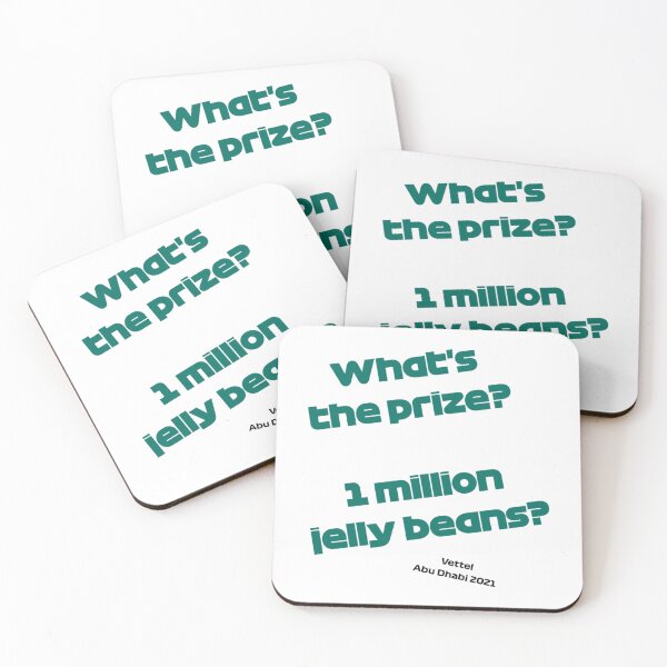 Item preview, One million jelly beans - Vettel at Abu Dhabi 2021     designed and sold by FlashyGrain.