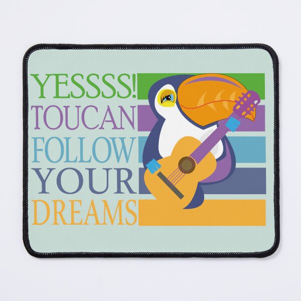 Item preview, Cute little toucan with a dream to play guitar! designed and sold by melissamaduka.