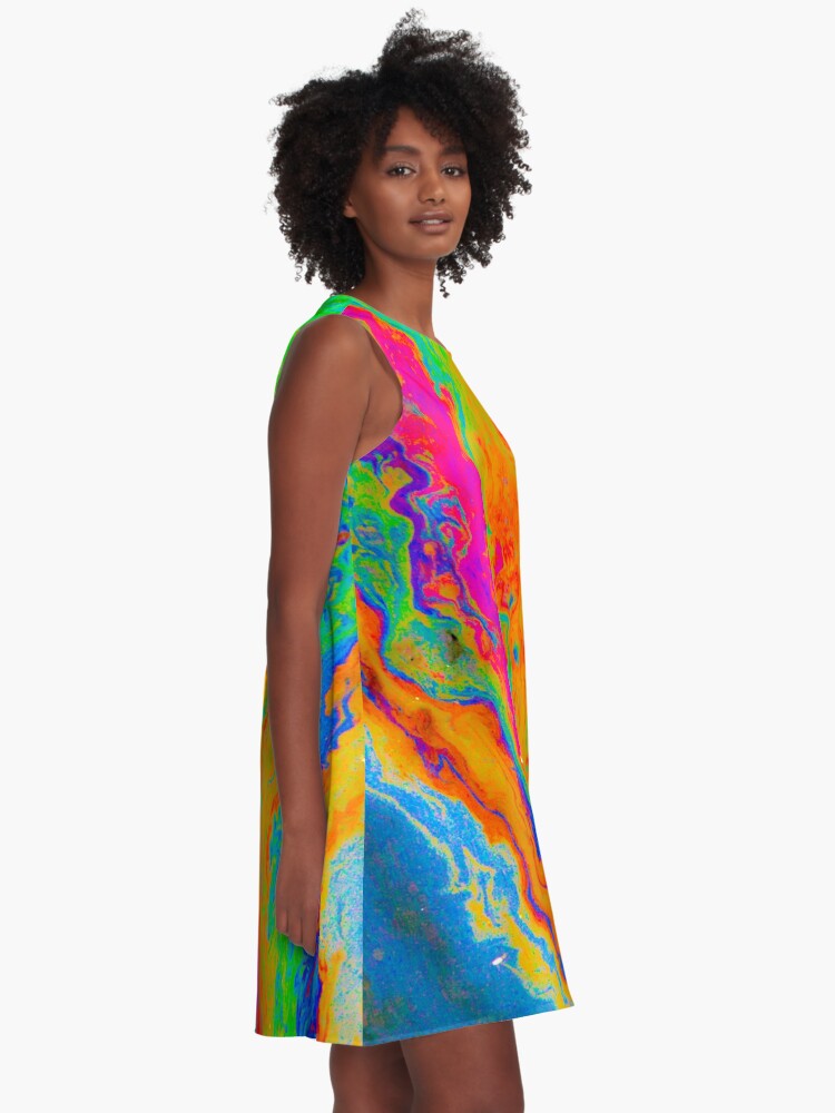 Alternate view of Tie Dye Pride A-Line Dress