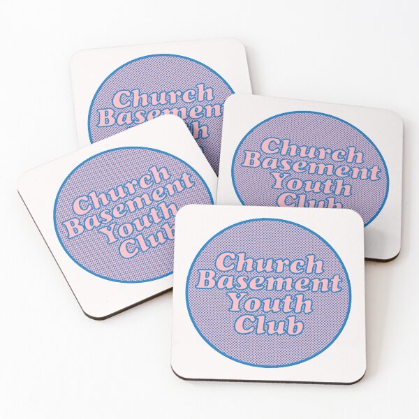 Item preview, Church Basement Youth Club - 80s Vibe Design - badge designed and sold by NautilusMare.