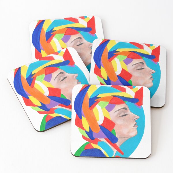 Item preview, Retrato abstracto designed and sold by liamkelleherart.