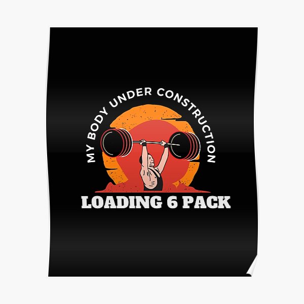 "My Body Under Construction Motivational Workout Fitness Essential T