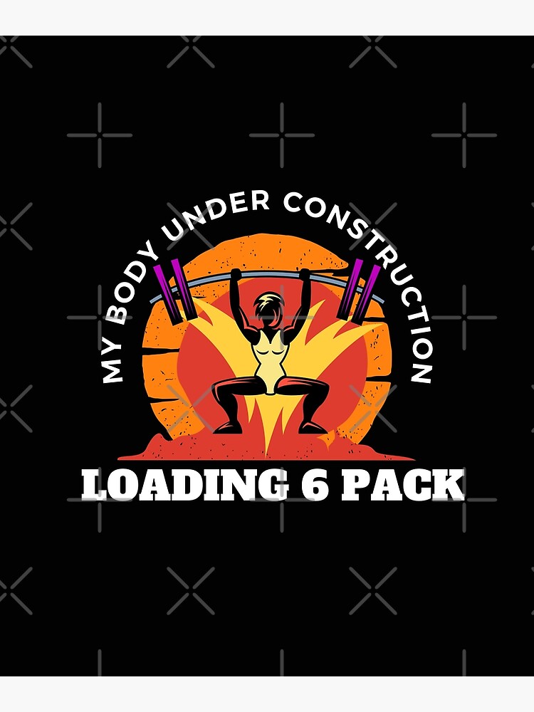 "My Body Under Construction Motivational Workout Fitness Essential T