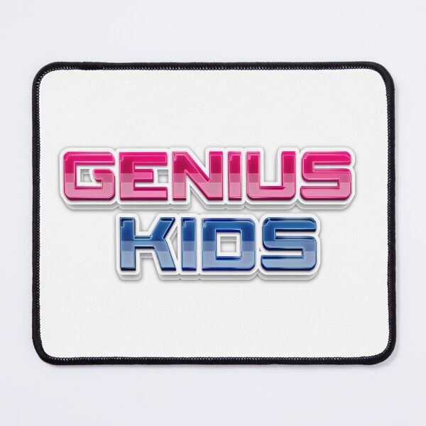Artikelvorschau, Genius Kinder T-Shirt Roter & blauer Text entworfen und verkauft von Muhammad Khalil.