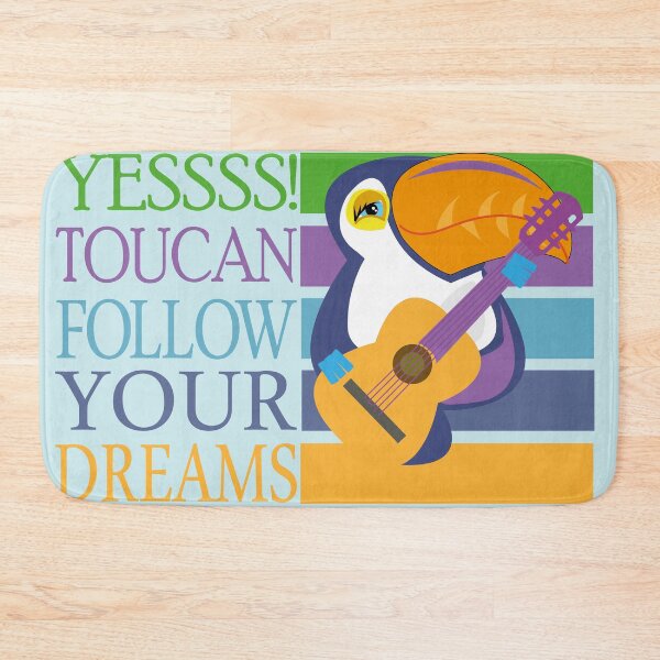 Item preview, Cute little toucan with a dream to play guitar! designed and sold by melissamaduka.