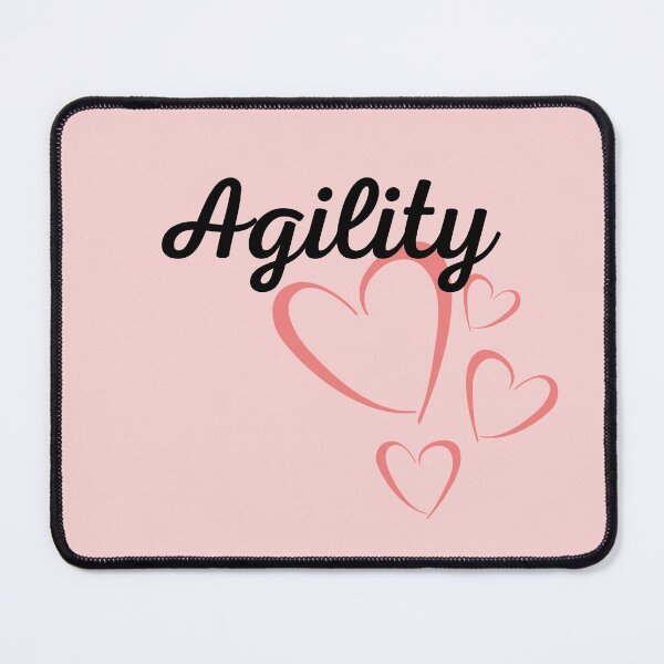 Item preview, Agility with pink hearts designed and sold by PausePapote.