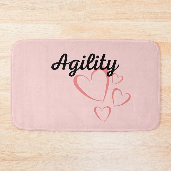 Item preview, Agility with pink hearts designed and sold by PausePapote.