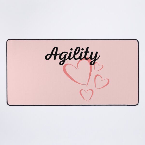 Item preview, Agility with pink hearts designed and sold by PausePapote.