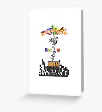 Born analogic grow up digital. Greeting Card