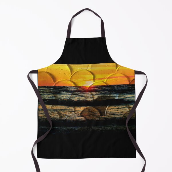 Item preview, Mixed Media: Sunset, seascape and oil painting, photo and painting by Marina Daniluka designed and sold by MariDaniArt.