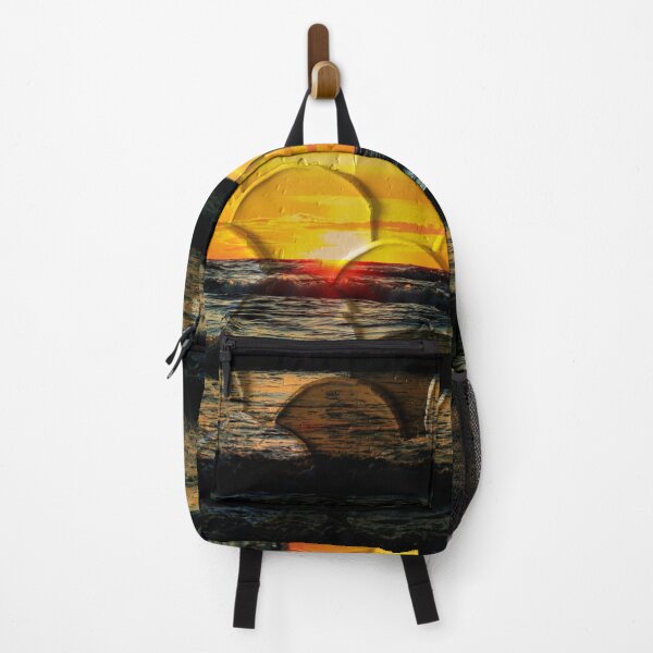 Item preview, Mixed Media: Sunset, seascape and oil painting, photo and painting by Marina Daniluka designed and sold by MariDaniArt.