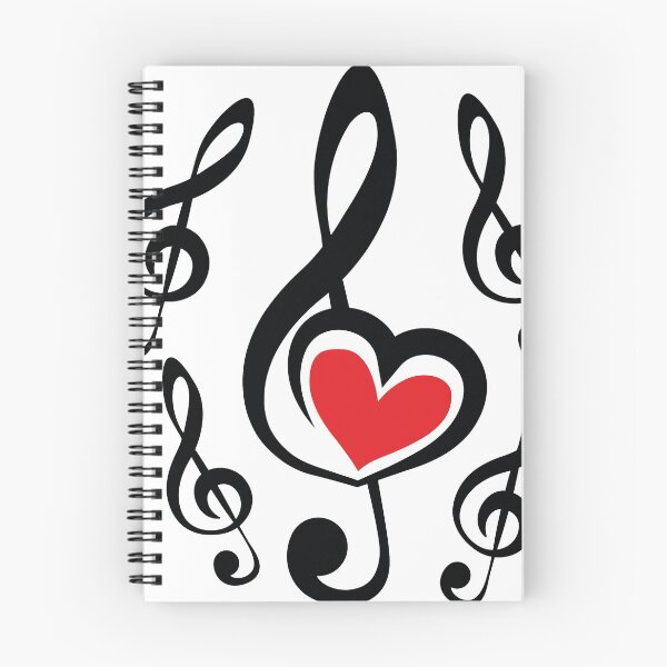 Aperçu de l'œuvre Illustration Clef Love Musique créée et vendue par GreenOptix.