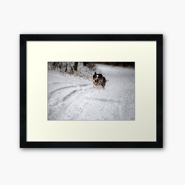 Flying Girl Framed Art Print