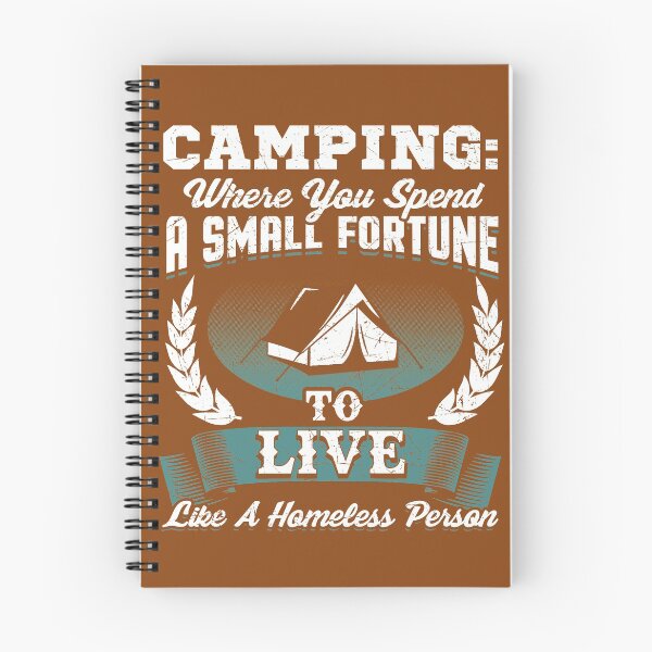 Item preview, Camping Where You Spend A Small Fortune designed and sold by fantasticdesign.