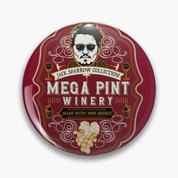 Item preview, Mega Pint Winery Label designed and sold by Alema Art.