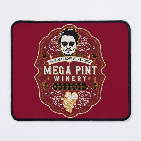 Item preview, Mega Pint Winery Label designed and sold by Alema Art.