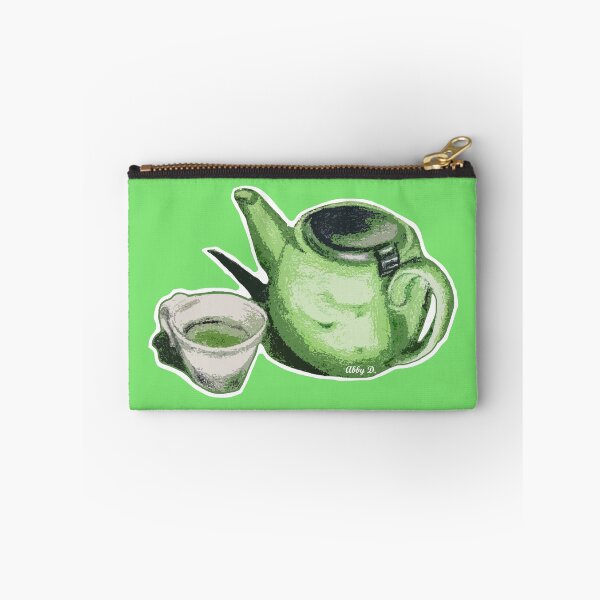 Item preview, Green Tea and Teapot Illustration Art designed and sold by Abigail Davidson.