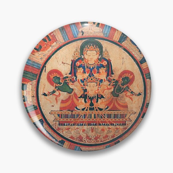 Item preview, Mandala 112 Moon God Chandra Nepal 1400s designed and sold by GuyBlank.
