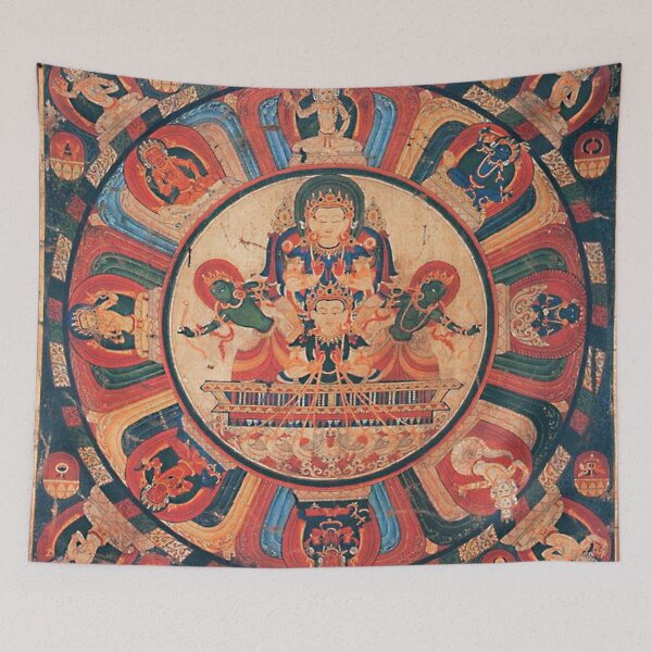 Item preview, Mandala 112 Moon God Chandra Nepal 1400s designed and sold by GuyBlank.