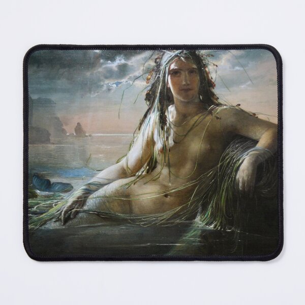 Item preview,  Mermaid vintage painting art - Elisabeth Jerichau-Baumann Havfrue designed and sold by Vintage Designs +.