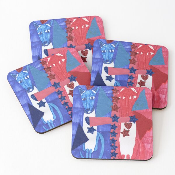 Item preview, Red & Blue Siamese Cats  designed and sold by WAE Center.