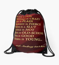 Great Comet Prologue Drawstring Bag