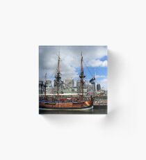 Boat At Circular Quay Acrylic Block