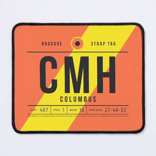 Item preview, Luggage Tag E - CMH Columbus Ohio USA designed and sold by VoodooCircus.