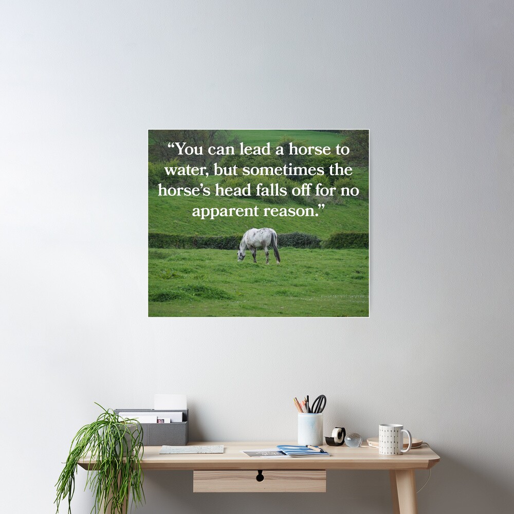 NDVH You can lead a horse to water... Poster