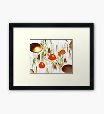 Mushrooms Framed Print
