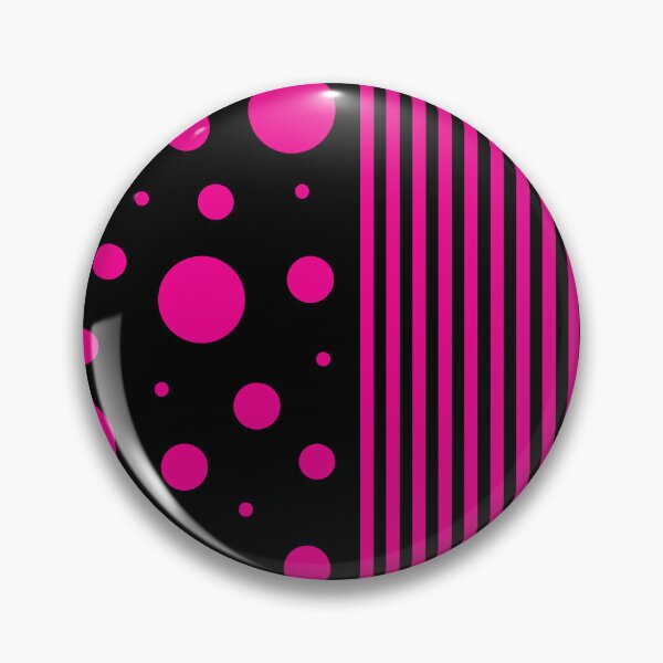 Item preview, Spots and Stripes - Magenta and Black  designed and sold by LAEC-Shop.