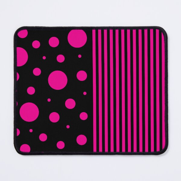 Item preview, Spots and Stripes - Magenta and Black designed and sold by LAEC-Shop.
