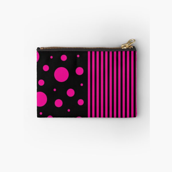 Item preview, Spots and Stripes - Magenta and Black  designed and sold by LAEC-Shop.