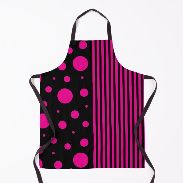 Item preview, Spots and Stripes - Magenta and Black designed and sold by LAEC-Shop.