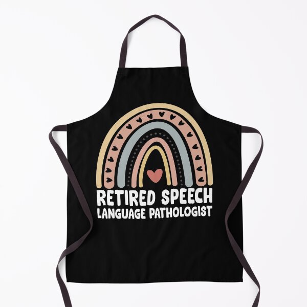 Item preview, Retired Speech Language Pathologist Rainbow Retirement SLP designed and sold by bobbygies3720.