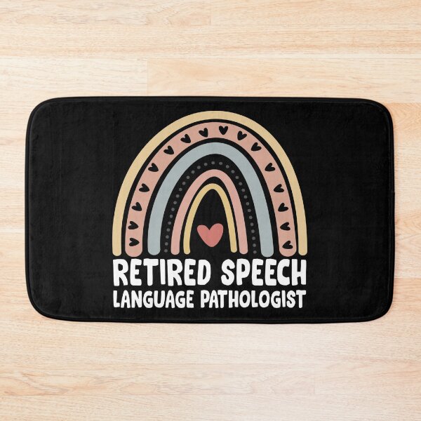 Item preview, Retired Speech Language Pathologist Rainbow Retirement SLP designed and sold by bobbygies3720.