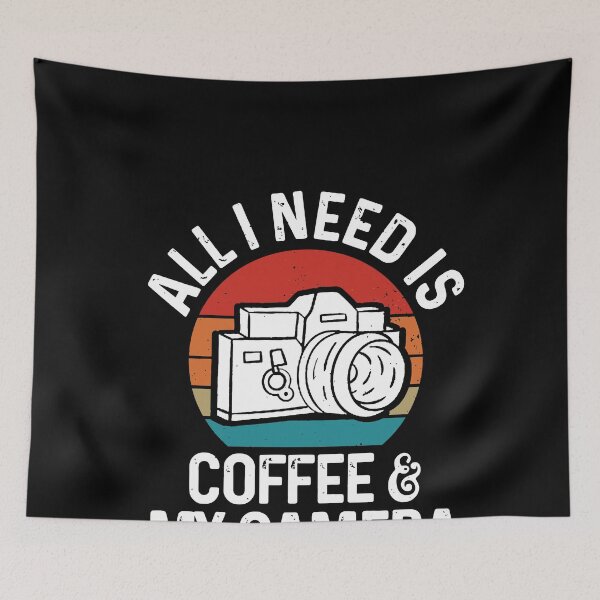 Item preview, Photographer Coffee Camera Funny Vintage Photography designed and sold by TobyLewis1592.