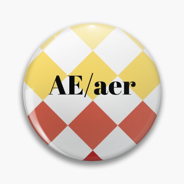 Item preview, Ae/aer Pronouns (Squares) designed and sold by Al-s-Stuff.