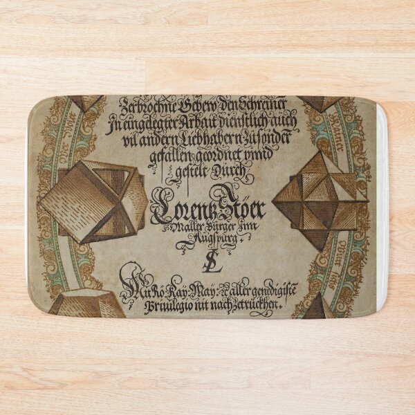 Item preview, Geometria et Perspectiva Impresión de Bellas Artes, Lorenz Stoer, Arquitectura del Paisaje Geométrico designed and sold by TeeARTHY.