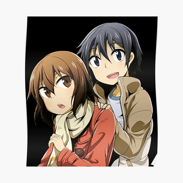 Erased Anime Stickers  Erased Anime Poster  Kraft Paper Sticker  Kraft  Posters  Anime  Aliexpress