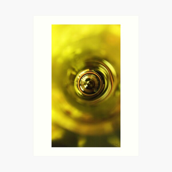In the depths of Green Art Print