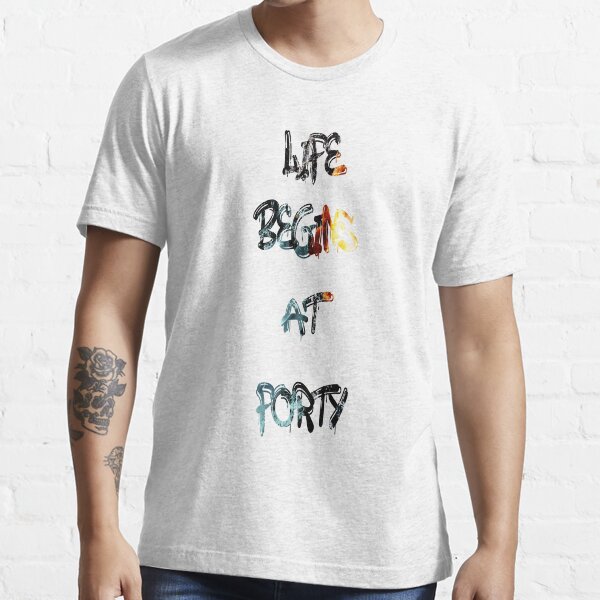 Item preview, Life begins at forty designed and sold by NewTopDesign.