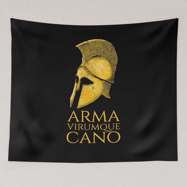 Item preview, Ancient Roman Mythology - Arma Virumque Cano / I Sing Of Arms And The Man - Aeneid designed and sold by Styrman.