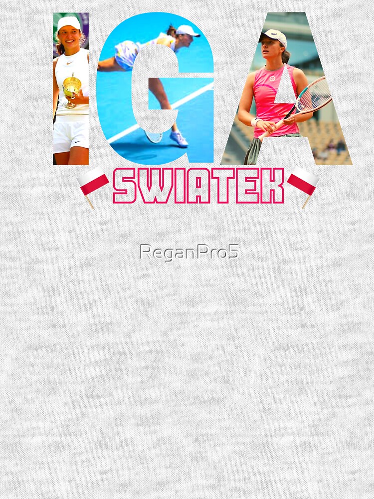 "Iga Swiatek classic t shirt Iga Swiatek sticker" Tri-blend T-Shirt for Sale by ReganPro5