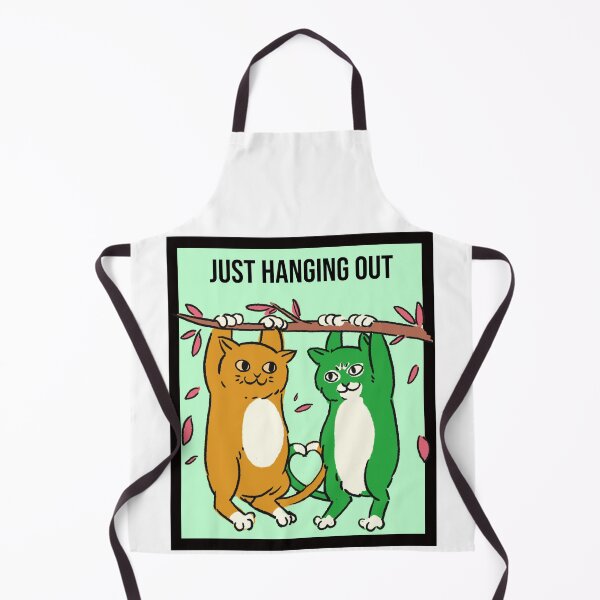 Item preview, Cats doing pull-ups Hanging out with friends designed and sold by LargeShop.
